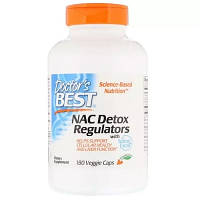 Витамин Doctor's Best N-Ацетилцистеин, NAC Detox Regulators, 180 гелевых капсул (DRB-00517)