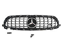Решітка радіатора на Mercedes E-Class W213 2020-2021 рік GT Panamericana (Чорна з елементами хрому) від