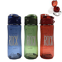 Бутылка для воды "Rock" 520мл прозр.петля 1шт/этик