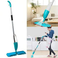 Швабра для пола с платформой из микрофибры универсальная для дома Healthy Spray Mop AOD_273