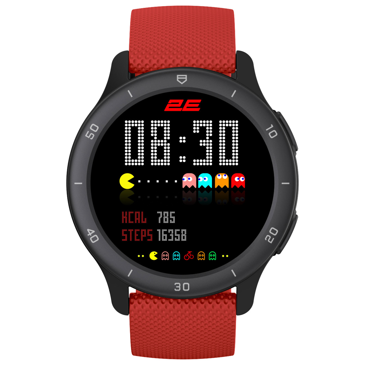 Smart Watch 2E Motion GT2 47mm black/red UA UCRF