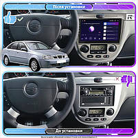 Штатна магнітола Lesko для Chevrolet Nubira Auto AC 2003-2010 екран 9" 1/16Gb Wi-Fi GPS Base Нубіра 10 шт., фото 2