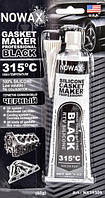 Герметик чорний 85гр. NOWAX [NX35309] (високотемпературний +315°C)