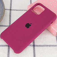 Накладка iPhone 11 Pro, SILICONE CASE Бордовый