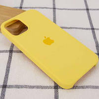 Накладка iPhone 11 Pro, SILICONE CASE Желтый