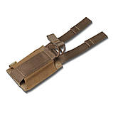 Одинарний еластичний підсумок під магазини АК/АR відкритого типу. Кріплення MOLLE. Койот., фото 5