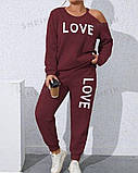 Жіночий прогулянковий костюм LOVE, фото 4