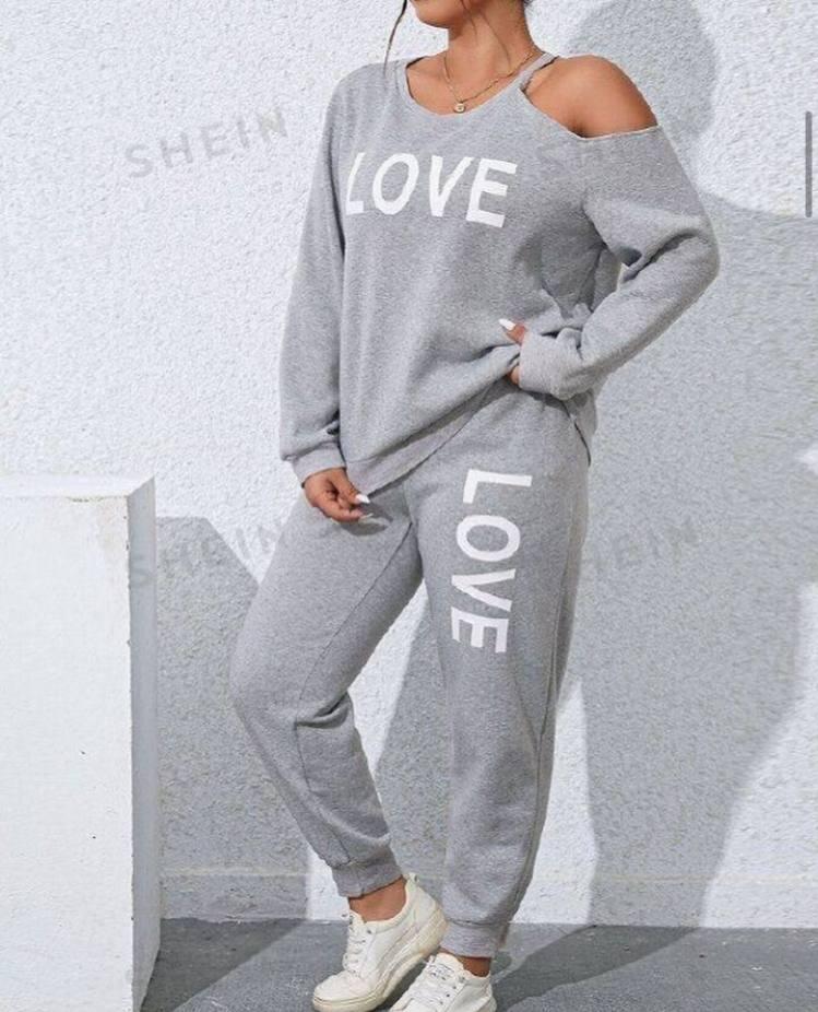 Жіночий прогулянковий костюм LOVE, фото 1