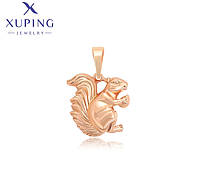 Кулон на шею Xuping (белочка) Медицинское золото Позолота