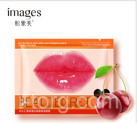 Колагенова маска з вишнею Images Collagen Lip Mask, фото 1