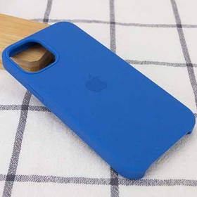 Накладка iPhone 12 mini, SILICONE CASE Синий