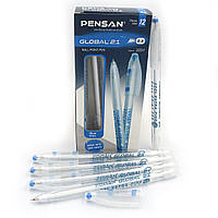 Ручка масляна Global "Pen..." сін.