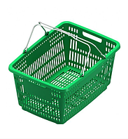 Кошик купівельний 30 л ЗЕЛЕНОГО кольору
