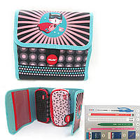 Мультипенал з наповненням "Super Heroes" (3ручкі, 13кар., 18флом., 1лінейк, 2ластік, 1точ.) ТМ "