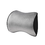 Подушки для шиї на підголівник (2 шт.) чисті Elegant регульовані, велюр Сірі, фото 3