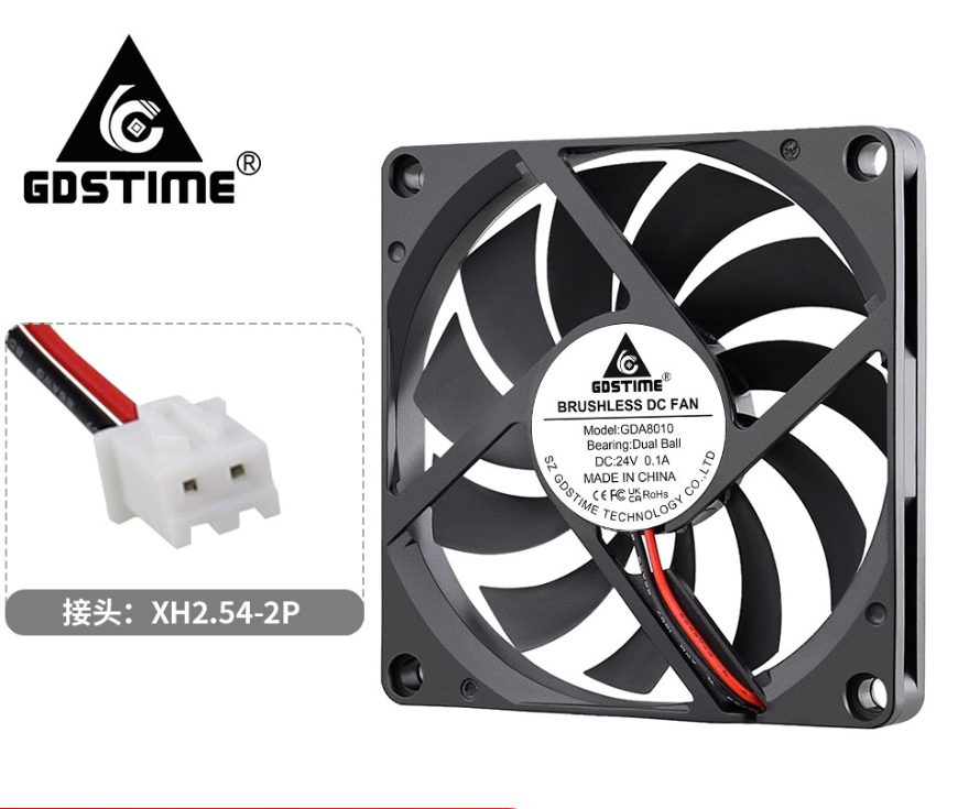 Вентилятор GDSTIME GDA8010, для 3D-принтера та ЧПУ, безщітковий
