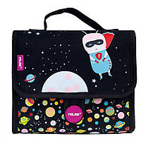 Мультипенал з наповненням "Super Heroes" (2ластік, 1точ., 1кар, 3ручк, 1лінія, 12кол. Кар, 18флом.)