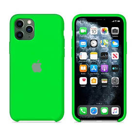 Накладка iPhone 13, SILICONE CASE зелений