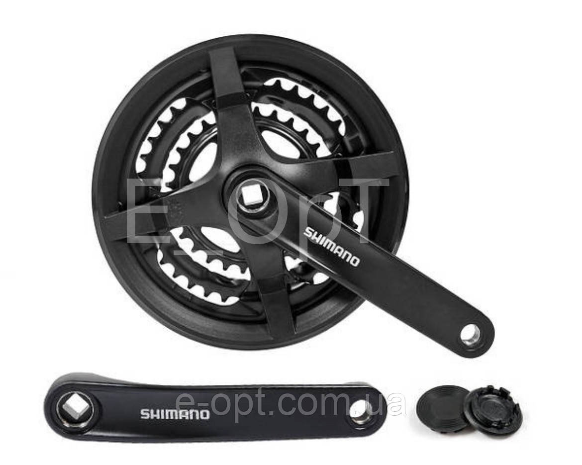Шатун SHIMANO FC-TY301 (Матовий), фото 1