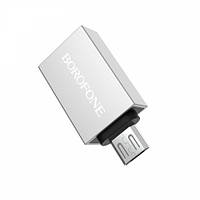 Адаптер BOROFONE BV2 Micro USB OTG Adapter