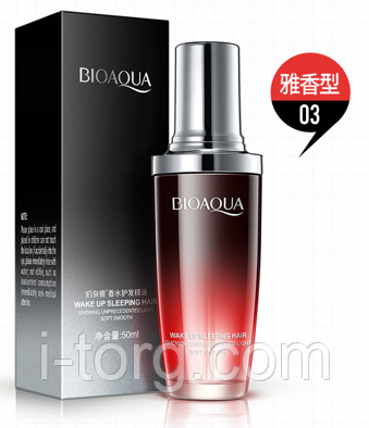 Олія для волосся BIOAQUA Wake Up Sleeping Hair Rose з екстрактом троянди, 40 мл.
