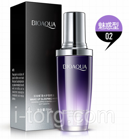 Олія для волосся BIOAQUA Wake Up Sleeping Hair Lavender із екстрактом лаванди, 40 мл.