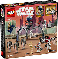 LEGO Конструктор LEGO Star Wars CLONE TROOPER & BATTLE DROID BATTLE PA Zruchno и Экономно