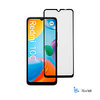 2E Защитное стекло Basic для Xiaomi Redmi 10C, 2.5D FCFG, (1 Pack) Black border Zruchno и Экономно