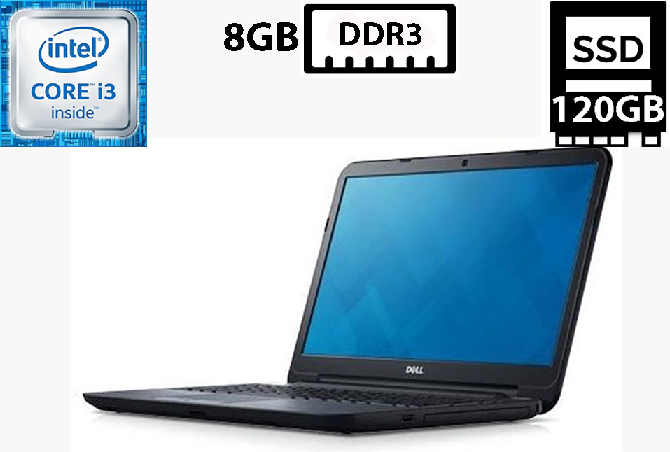 Ноутбук Dell Latitude 3540/15.6”TN 1366x768/Core i3-4030U 1.90GHz/8GB DDR3/SSD 120GB/Intel HD Graphics Б/В