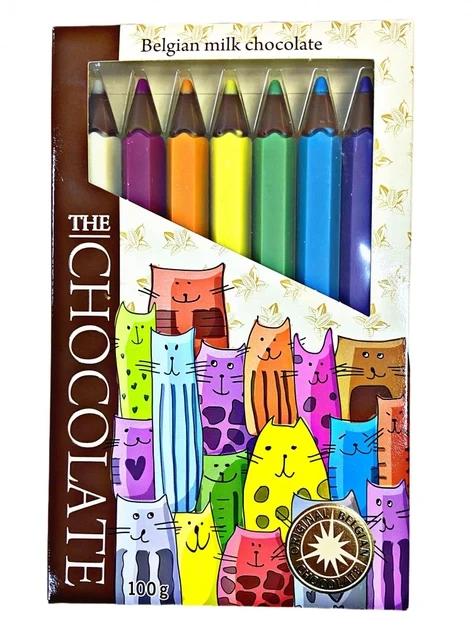 Шоколадні олівці Belgian Milk Chocolate, 100г, фото 1
