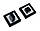 Ручки Sofia на квадратній розеті NEW15-170 чорні + замок під WC + фіксатор, фото 3