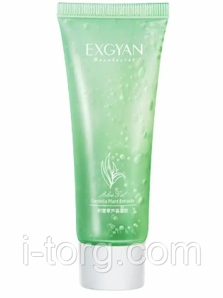 Гель алое віра з азіатською центеллою Exgyan Aloe Gel Centella Plant Extracts, 40 мл., фото 1
