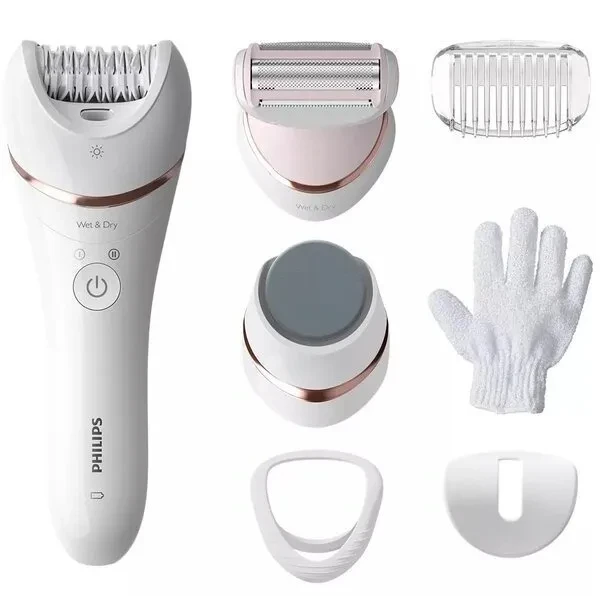 Епілятор Philips Series 8000 BRE730/10 White, фото 1