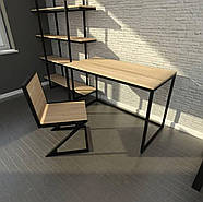 Стіл письмовий у стилі лофт для офісу "Серія 2" Комп'ютерний стіл, фото 2