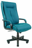 Кресло офисное Бостон пластик подлокотники рич механизм Tilt кожзаменитель Флай-2215 (Richman ТМ)