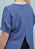 Женская блуза (р. M L) M, Синій