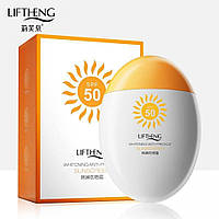 Солнцезащитный крем для лица и тела liftheng whitening anti-freckle spf50, 40 г