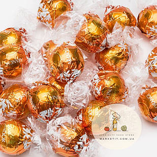 Шоколадні цукерки Lindt Lindor Orange з апельсином, ваги