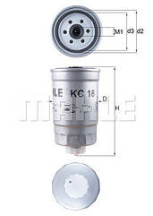 Фільтр паливний KC 66/1 MAN 16,372 - 48,372
