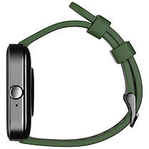 Smart Watch 2E Alpha SQ Music Edition 46mm black/green+ ремінець сірий UA, фото 4