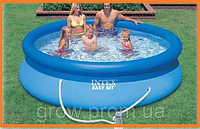 Надувной бассейн с фильтр-насосом INTEX 366*76см Бассейн семейный качественный Наливной бассейн для дома shoм