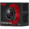 Smart Watch 2E Motion GT2 47mm black/red+ ремінець зелений UA, фото 9