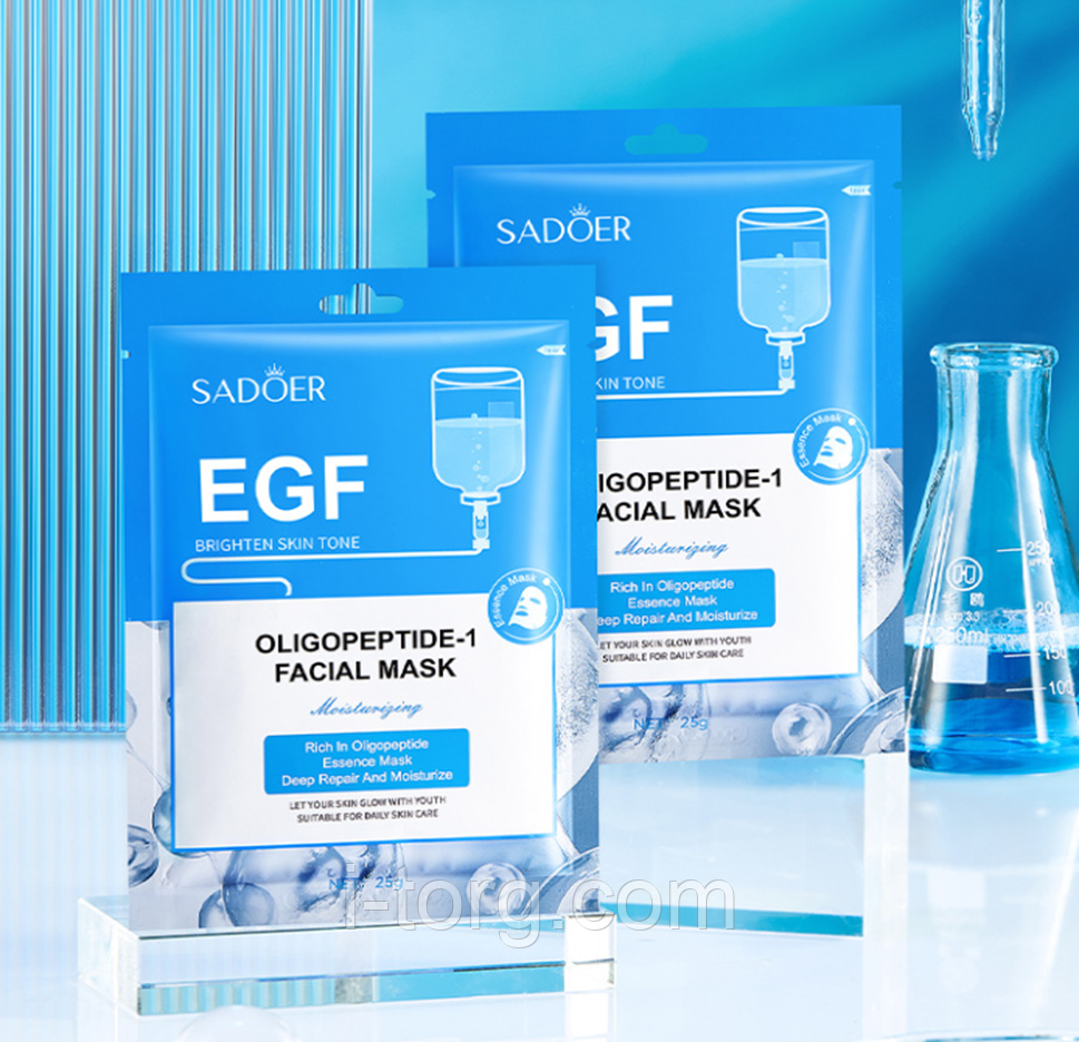 Маска для глибокого оновлення з олігопептидом, Sadoer, 25г.