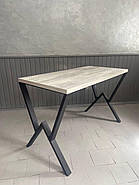 Стіл письмовий у стилі лофт "Серія 12" обідній стіл, фото 4