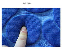 Набор 3Д ковриков в ванную комнату Камушки 2 шт синий (F-S)