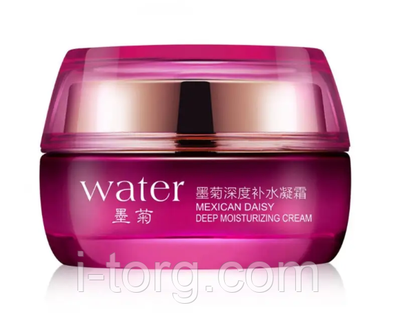 Крем для обличчя із екстрактом хризантеми Bioaqua Water Mexican Deis Moisturizing Cream, 50 г.