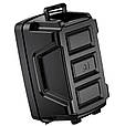 Переносна акустична система MEGAFOX OTY-808 (8"x1) (10 W) (бездротовий Мікрофон + пульт) 2400 mAh, фото 7