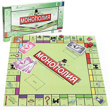 Настільна гра Монополія велика, 0112R / Настілка для дітей та дорослих / Гра для компанії