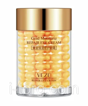 Крем для шкіри навколо очей Veze Gold Moisturiz Repair Eye Cream, 30г., фото 1