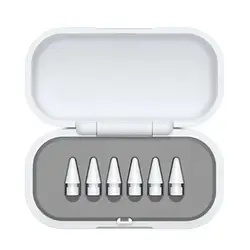 Чохол для наконечника стилуса Infinity Pencil Tips Organizer Box for Apple Pencil Gray 6 шт відділень